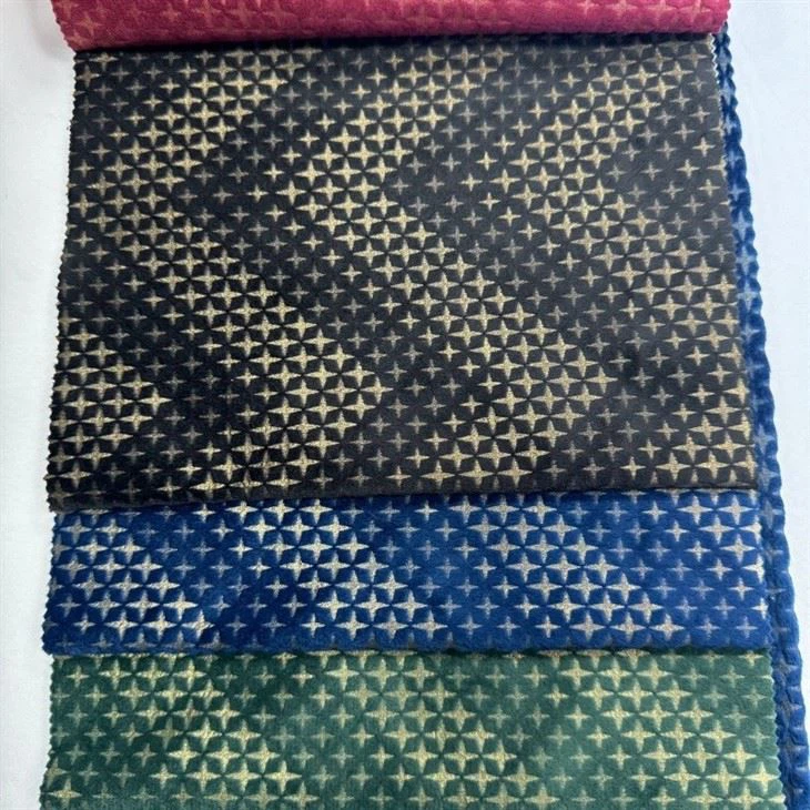 Holland Velvet Foil Print For Home Furnishing